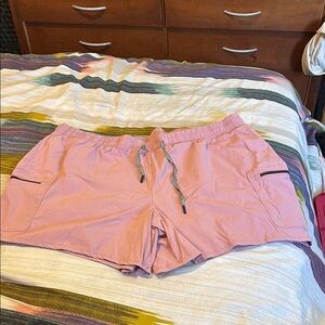 Light Pink Women's Athletic Shorts